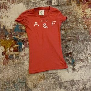 Women’s Abercrombie and Fitch Orange T-Shirt
